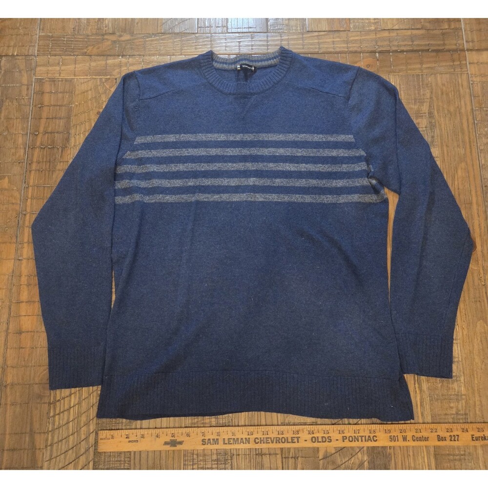 Smartwool Men's Striped Merino Wool Blend Blend Crewneck Sweater